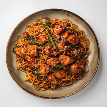 Schezwan Chicken  Noodles